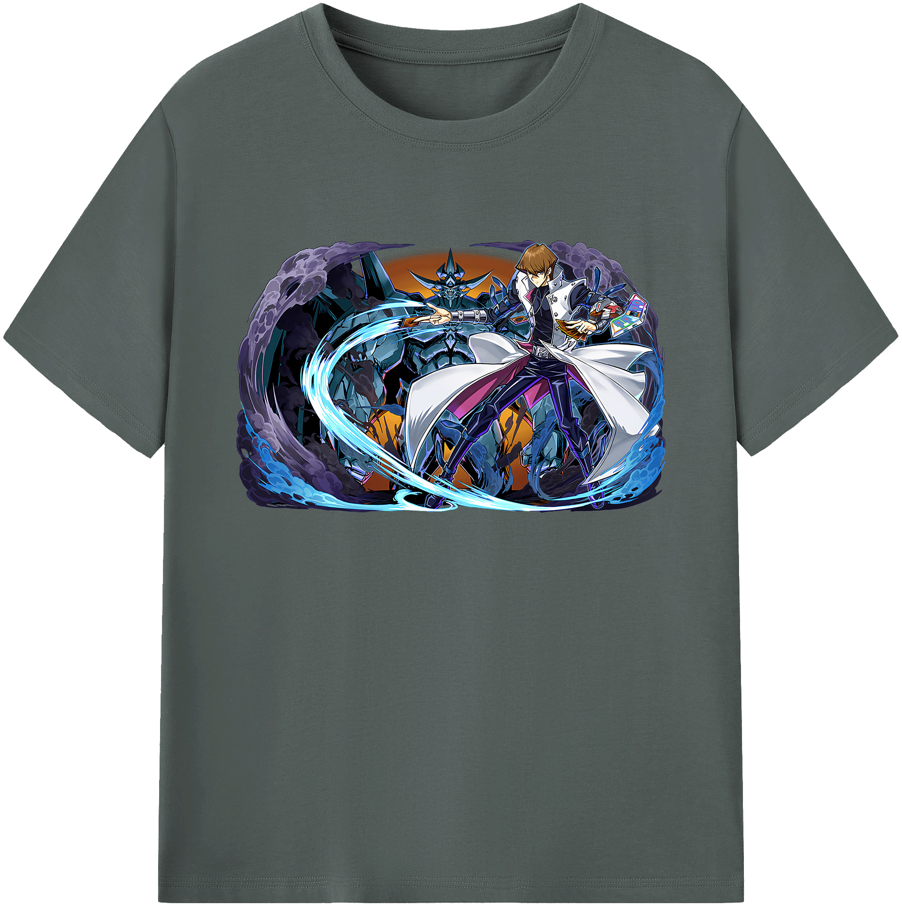 （画像用） 遊☆戯☆王 Yu-Gi-Oh! 綿100％ メンズ半袖Tシャツ｜肌触りやわらか＆通気性